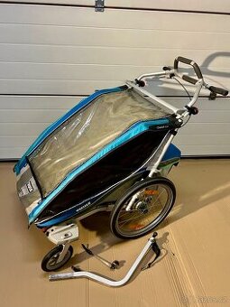 THULE Chariot CX-2 – modrá barva, (vozík, kočár, kočárek) - 1