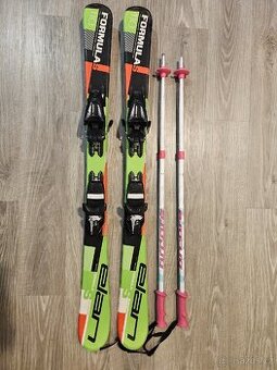 Dětské lyže Elán Formula 110 cm + hole