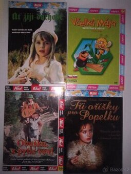DVD filmy, pohádky, písničky