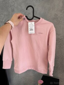 MONIEL DĚTSKÁ ROSTOUCÍ MIKINA POWDER PINK růžová 122/128