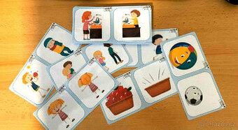 Protiklady - 25 dvojic kartiček 19.5 x 9