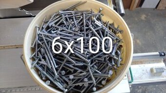 Vruty, šrouby 6x100