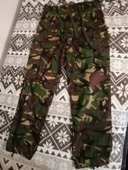 3x Britské vojenské kalhoty