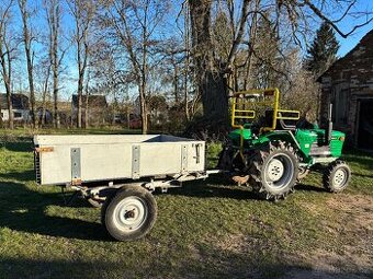Vlek za traktor 1,5x2m, vysoká nosnost