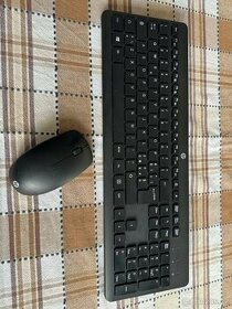Bezdrátová klávesnice a myš HP