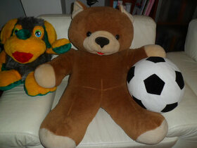 plyšáci ,plyšový medvěd,pes a míč - 1