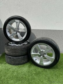 ALU kola 5x100 r16 s letním pneu (a1)