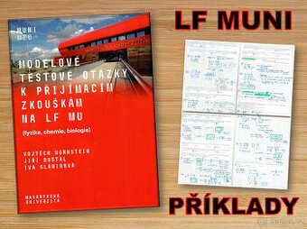 Přijímačky na medicínu (LF MUNI Brno), podklady, úkoly