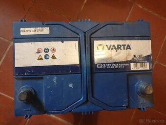 VARTA E23 autobaterie 70Ah 630A zánovní stav