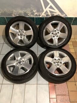 Alu kola Škoda R17 5X112 LETNÍ PNEU 225/50 R17 MICHELIN