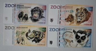 ZOOlar - pamätná suvenírová bankovka SK-CZ-PL ZOO