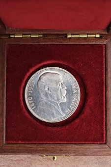 Výroční mince 20 Kč, T.G. Masaryk, 1937
