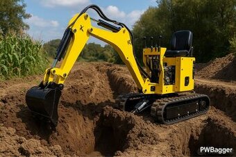 🚜 Pronájem minibagru – jen 900 Kč / den