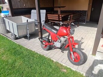 JAWA 90 předělaná + vozík