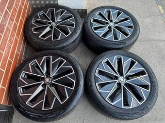Alu 18" 5x112 orig. škoda "PROPUS" letní 70% SUP3 LaK