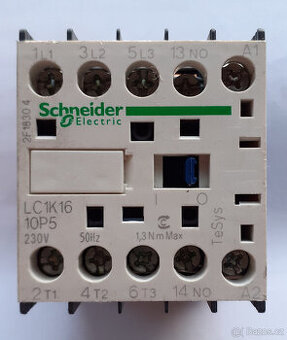 Nový 3 pólový stykač Schneider Elekktric