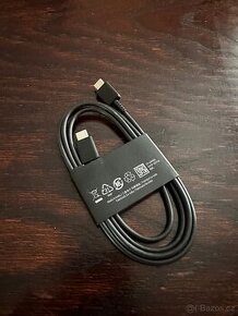 originální černý kabel samsung konektor: C na C - 1