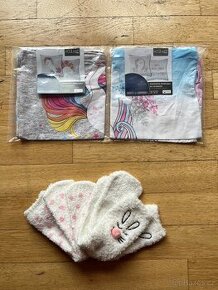2x povlak 40 x 40 Unicorn + 2x ponožky, nové