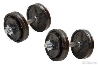 Jednoruční činkový set 2 x 15 kg