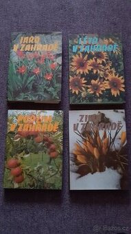 Jaro, léto, podzim a zima v zahradě.