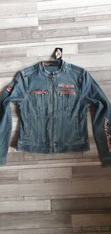 Riflová bunda Harley Davidson, originál, dámská, vel. M