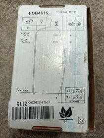 Ferodo FDB4615 brzdové desky na Dacia, Renault