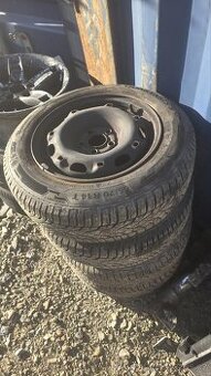 [PRODÁNO] Pneu 165/70 R14 T Barum Quartaris 5 + disky 5x100