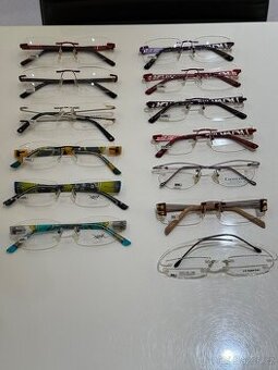 Kolekce 13 vrtaných brýlí – nové, nepoužité