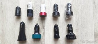 CL multi USB rychlonabíječky do auta,s LCD,podsvícením,QC3.0