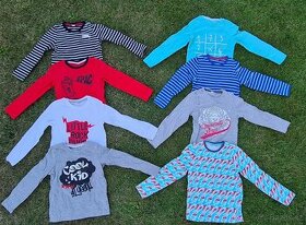 8x Tricka bio bavlna vel 122/128,nová