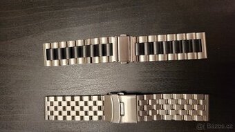 Nerezový řemínek na hodinky, top stav, 2 ks, cena za kus