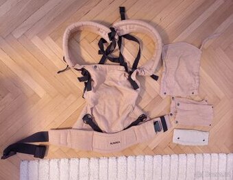 Nosítko Kavka Multi-Age Walnut Twill + slintáčky