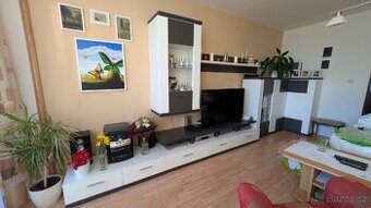 Obývací stěna Caracas kombi 333, grafit/bílý lesk