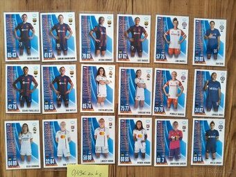 Fotbalové kartičky - ženy