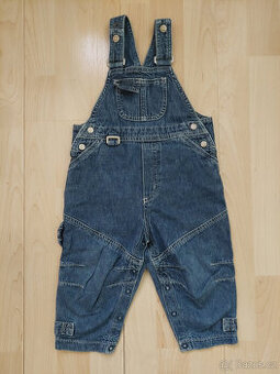 Riflové / jeansové lacláče H&M vel. 80/86