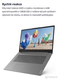 Win 11 Notebook Lenovo IdeaPad 3 17ITL6 Nový