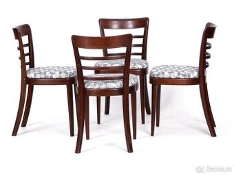 Jídelní židle SETONA, nové čalounění, 4 kusy.