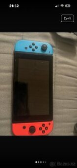 nintendo switch s hw čipem + 256gb samsung sd (nejde zapnout