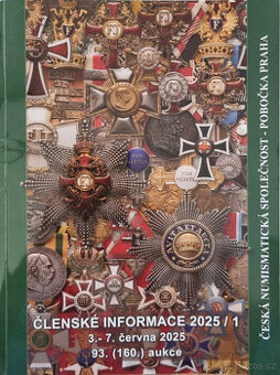 Aukční katalog ČNS Praha aukce č.1/2025 - 93, (160.)