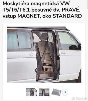 Moskytiéra magnetická VW T5/T6/T6.1
