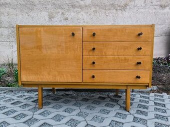 Retro komoda se šuplíky LÍPA - Brusel 70. léta