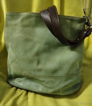 Kabelka broušená kůže