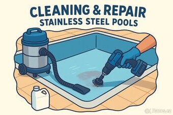 Bazén - zazimování, čištění a opravy