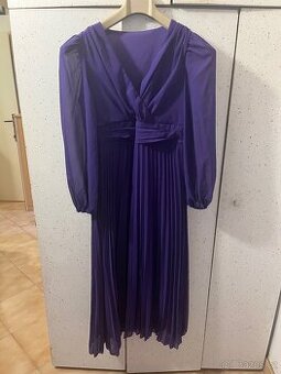 Dámské společenské šaty fialové vel.L