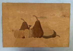 Dřevěný obraz 50x38 cm