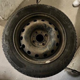 Plechové disky + zimní pneu 175/65 R14 T