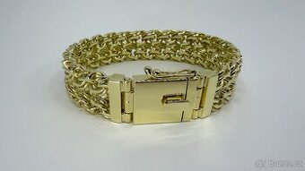 Zlaty naramek Ramzes 137,8 g, 14k, 3x SK punc