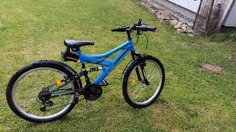 Dětské horské kolo Kreativ 24" – plné odpružení, Shimano