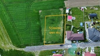 Prodej, stavební pozemek, Hubenov, 990 m2