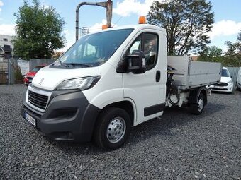Peugeot Boxer 2.0HDi,96kw,2018,sklápěč+ruka,53000km,-21%DPH